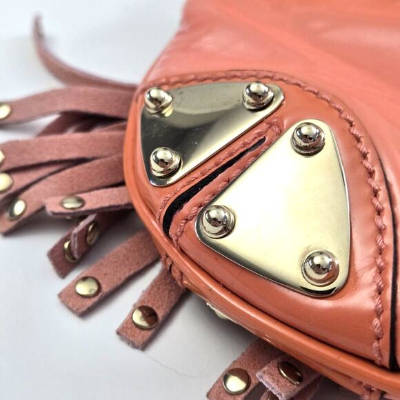 Gucci Patent Leather Mini Indy Handle Bag Pink With Original Dustbag - Small - Picture 6 of 15